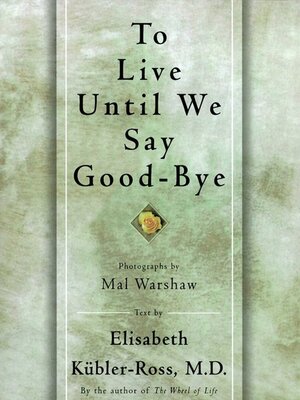 cover image of To Live Until We Say Good Bye